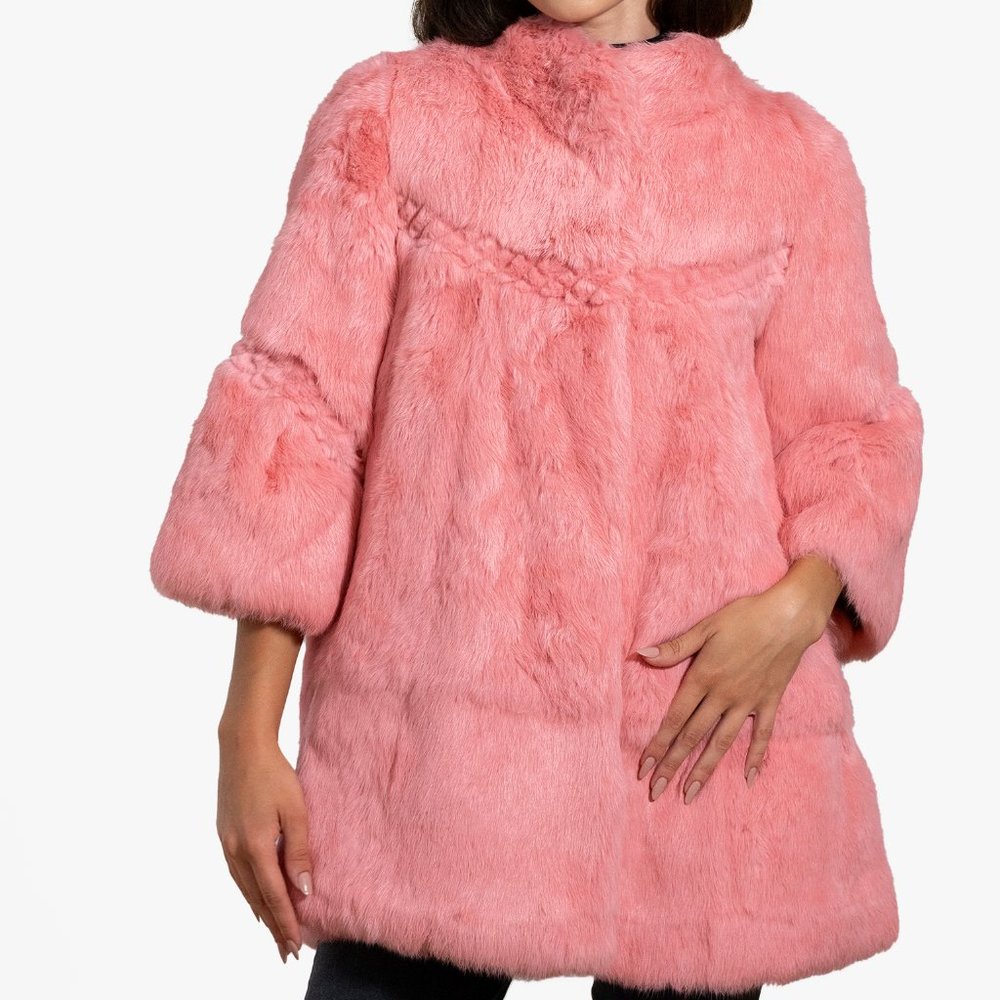 Pink Rabbit Swing Coat